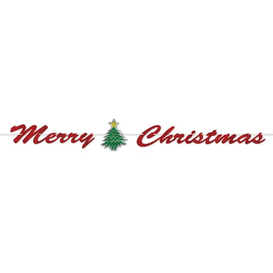 Beistle 6ft. Merry Christmas Streamer
